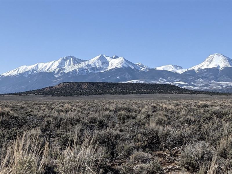 Amazing Mountain Views in CO : Fort Garland : Costilla County : Colorado