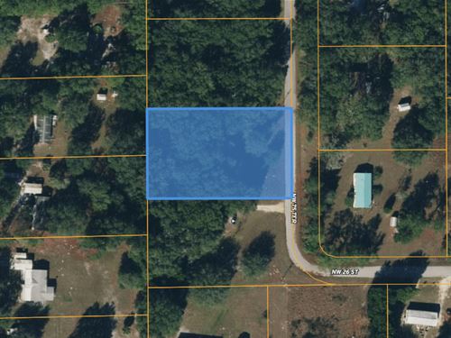 .92 AC Mobile Home Lot : Chiefland : Levy County : Florida
