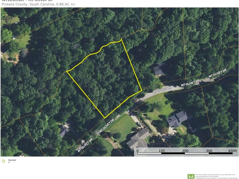 .86 Acres, Public Water Available : Pickens : Pickens County : South Carolina