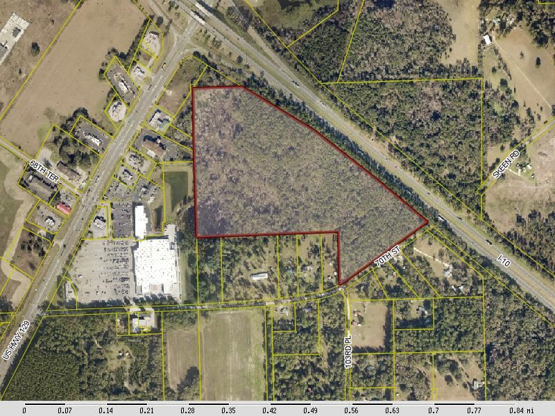 Large Parcel Of Interstate Property : Live Oak : Suwannee County : Florida