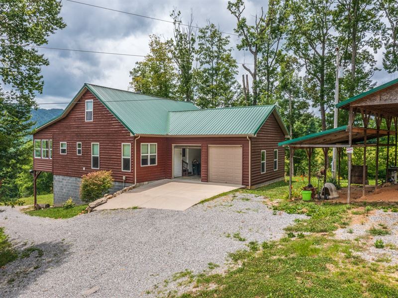 Mountain Cabin on Almost 5 Acres : Thorn Hill : Hancock County : Tennessee