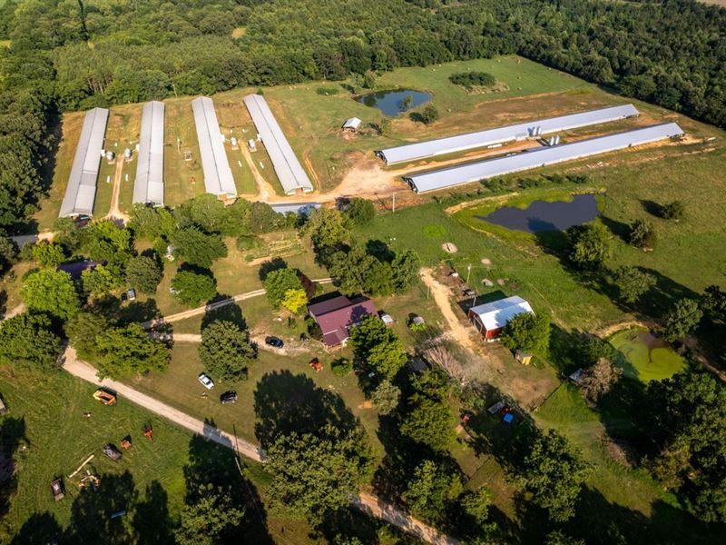 6 House Poultry Farm, 2 Living Hous : Smithville : Lawrence County : Arkansas