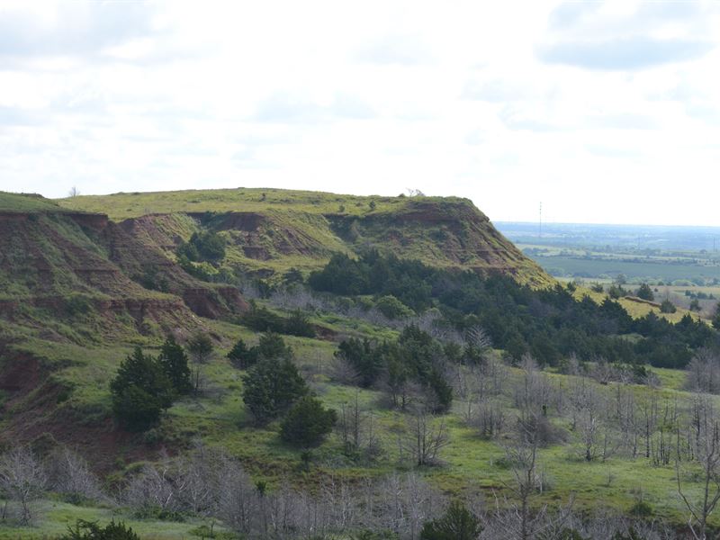 Painted Gyp Hills Pasture : Medicine Lodge : Barber County : Kansas