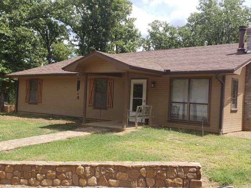 Home & Shop On 12 Ac : Wister : Le Flore County : Oklahoma