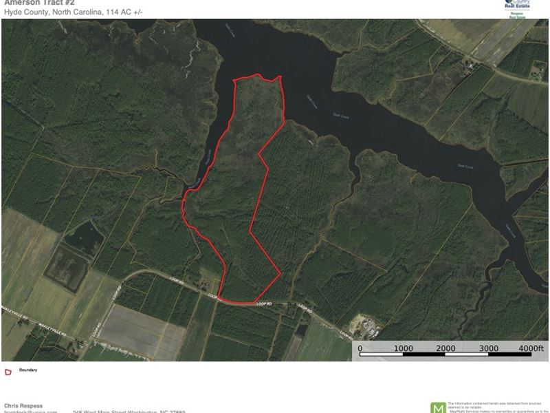 Waterfront Land in Hyde County : Scranton : Hyde County : North Carolina