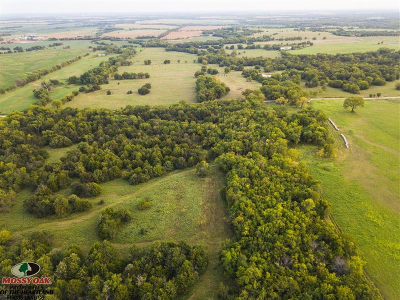 170 Acre Hunting Tract for Sale : Mound Valley : Labette County : Kansas