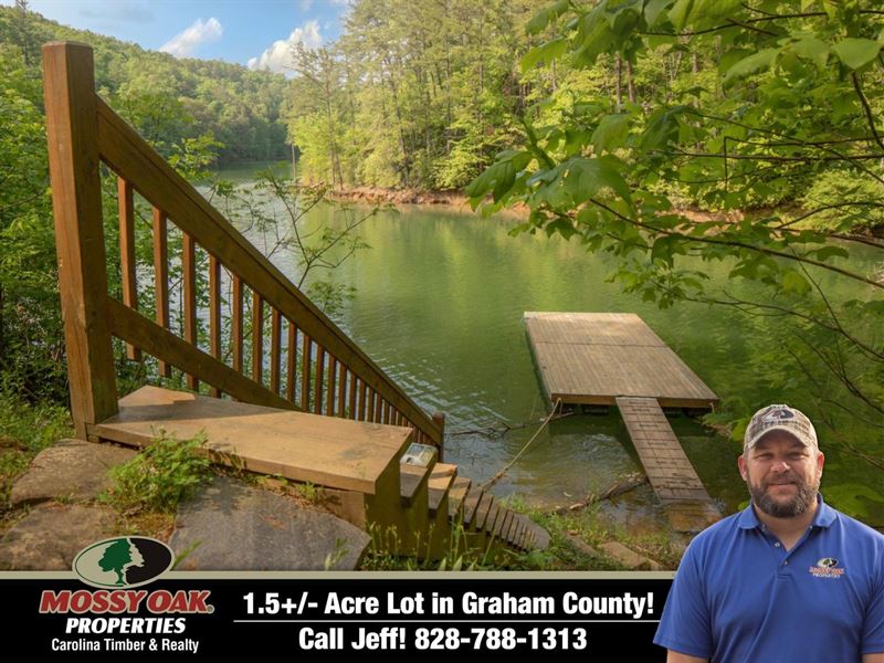1.5 Ac Rare Lakefront Lot 2 : Robbinsville : Graham County : North Carolina