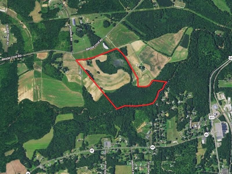 78.36 Acres of Fa : Walnut Cove : Stokes County : North Carolina