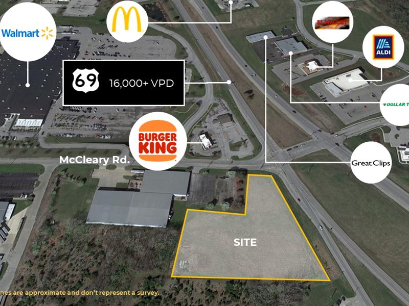 Prime Highway Intersection Land : Excelsior Springs : Clay County : Missouri