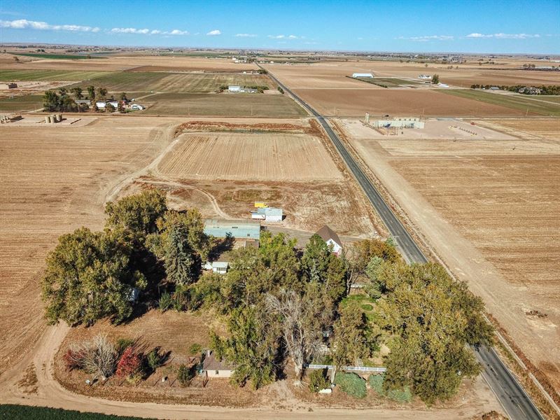 Welsh Acreage & Home : Eaton : Weld County : Colorado