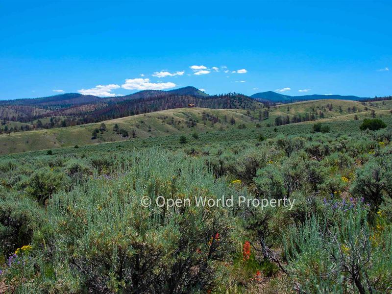 Beautiful Views, Rolling Mountains : San Luis : Costilla County : Colorado