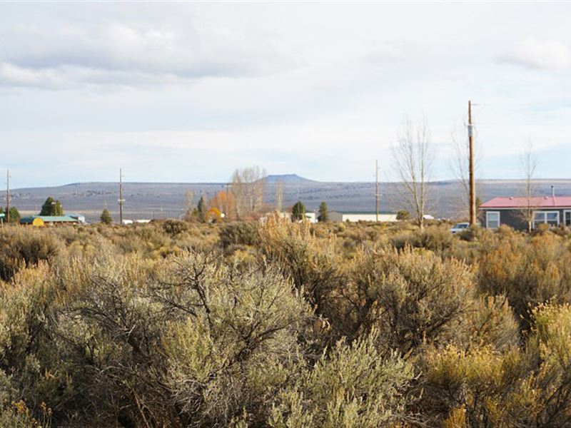 Land in Oregon, Power Nearby : Christmas Valley : Lake County : Oregon