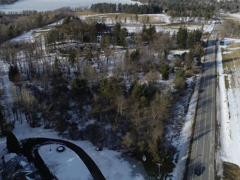 Homesite with Light Woods & Space : Cazenovia : Madison County : New York