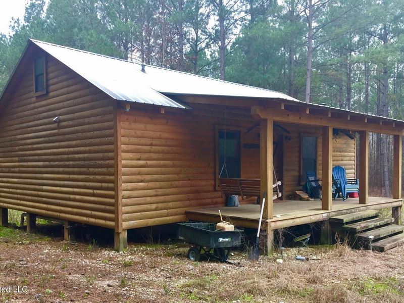 70 Ac, Cabin in Attala County, MS : Kosciusko : Attala County : Mississippi