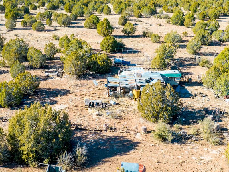 40 Ac with 868 Sqft L Shaped House : Seligman : Yavapai County : Arizona