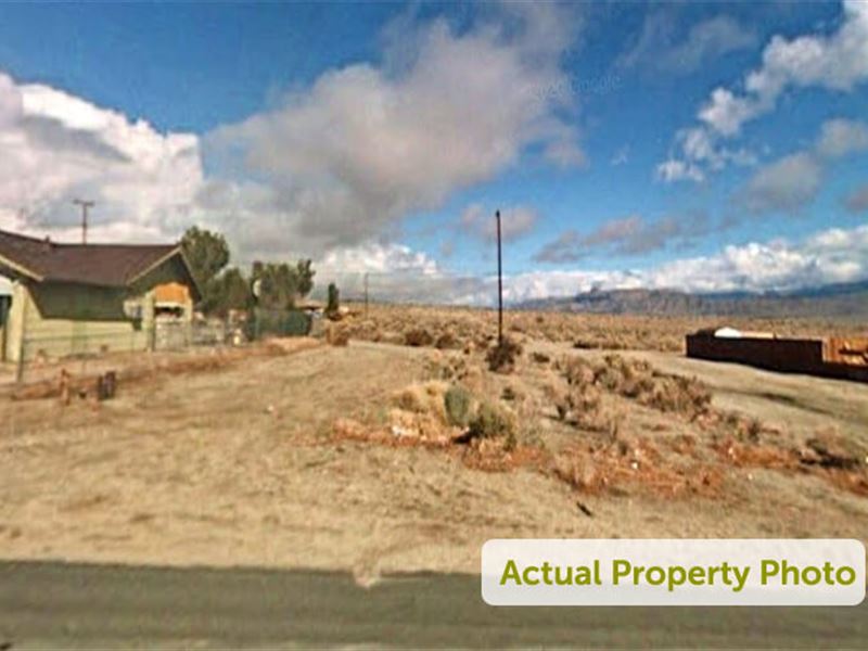 Trona Homesite with Water, Land for Sale by Owner in California