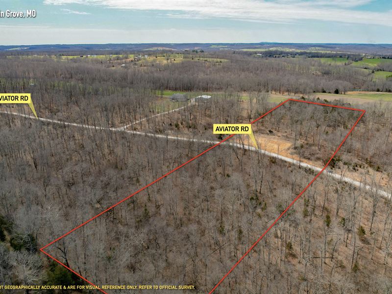 Lot for Sale in Gated Community : Mountain Grove : Wright County : Missouri