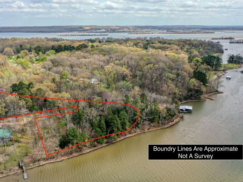 Waterfront Lot on TN River : Eva : Benton County : Tennessee