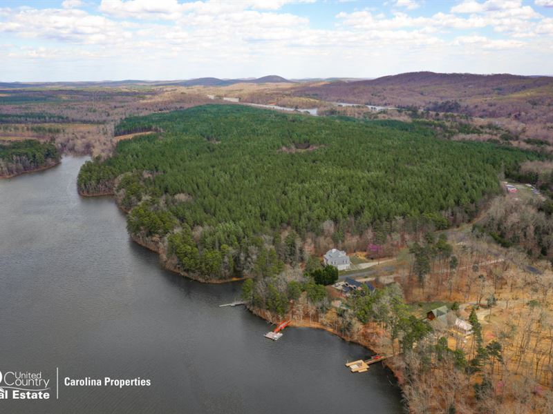 Large Land Tract on High Rock Lake : Lexington : Davidson County : North Carolina