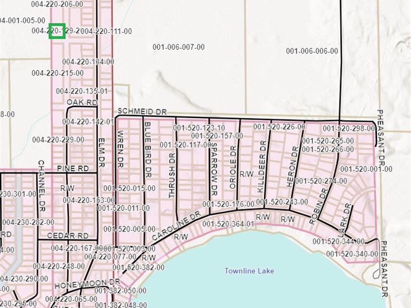 Townline Lake Montcalm County : Cato Township : Montcalm County : Michigan