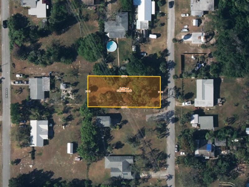 Cozy Residential Lot Near The Beach : Malabar : Brevard County : Florida