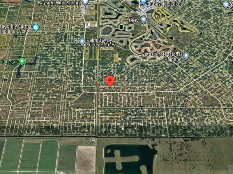 Stunning Lot by The Indian River : Palm Bay : Brevard County : Florida