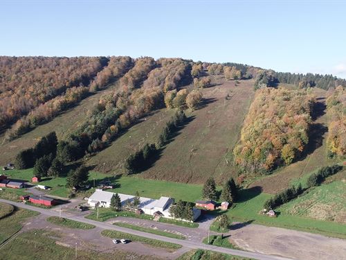 The Former Toggenburg Ski Area : Fabius : Onondaga County : New York