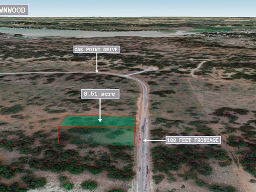 .51 Acre in May, $250 a Month : May : Brown County : Texas