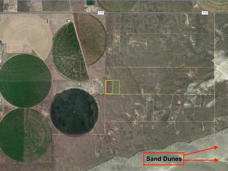 5 Acres Right By The Sand Dunes : Christmas Valley : Lake County : Oregon