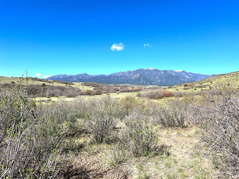 CO Land with Mountain Views : Colorado City : Pueblo County : Colorado