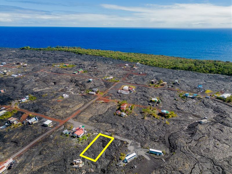 .17 Acre Cleared Lot Near Ocean : Pahoa : Hawaii County : Hawaii
