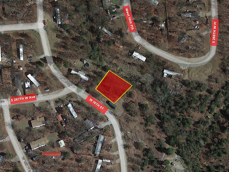 .34 Ac Vacant Land in Tulsa County : Sand Springs : Tulsa County : Oklahoma