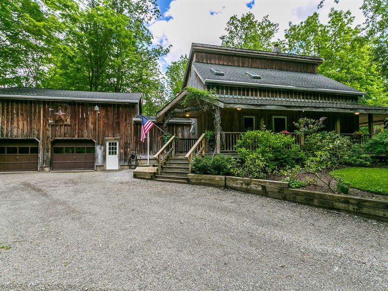 Remodeled Farmhouse and Tranquility : Fabius : Onondaga County : New York