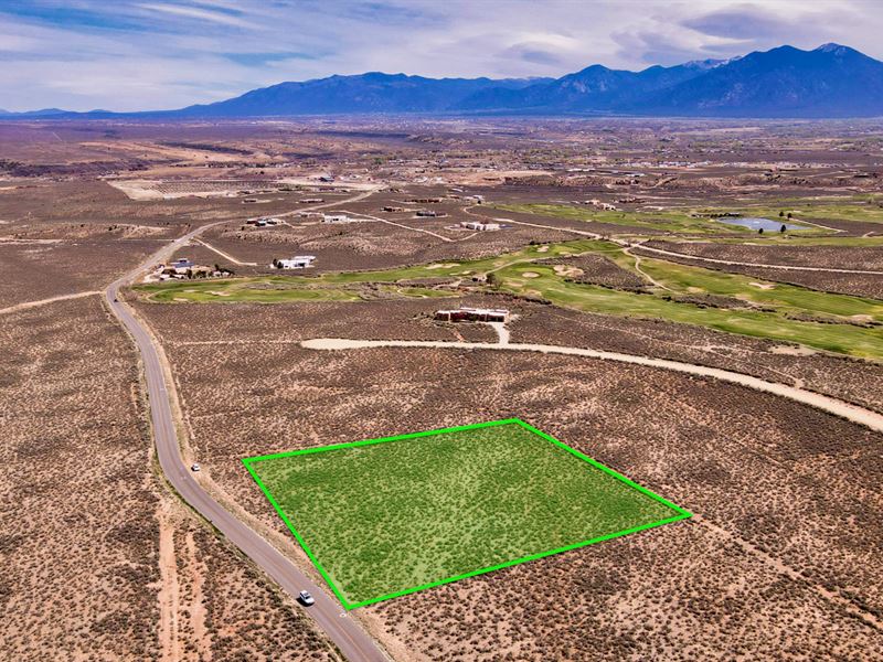 2.5 Acres Near Taos Country Club : Taos : Taos County : New Mexico