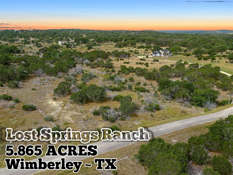 5.865 Acres in Hays County : Wimberley : Hays County : Texas