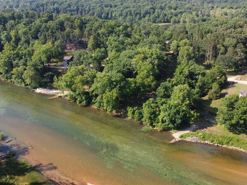 2 Acre Current Riverfront Lot : Van Buren : Carter County : Missouri