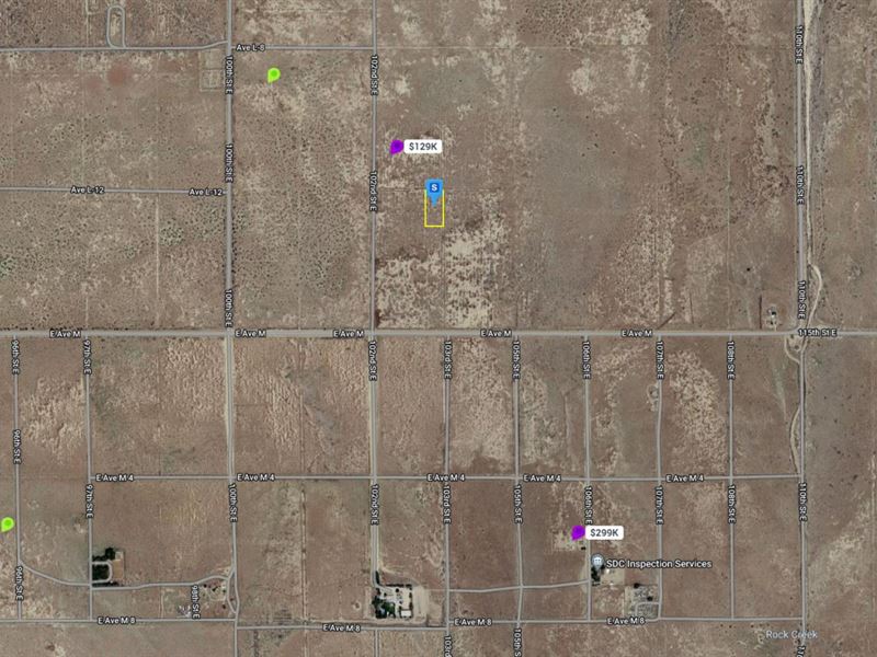 1.25 Acres in Palmdale, CA : Palmdale : Los Angeles County : California