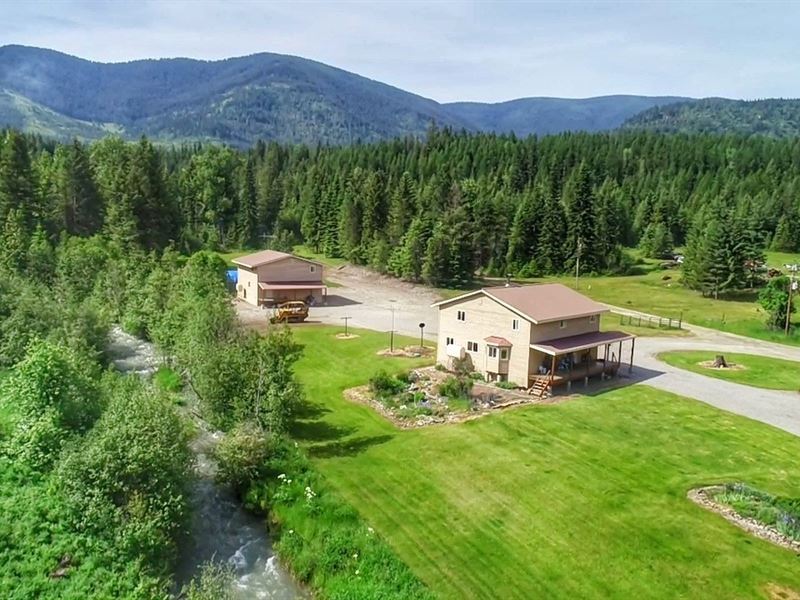 Opportunity Awaits On Pilgrim Creek : Noxon : Sanders County : Montana