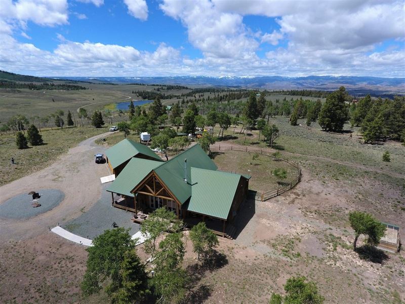 Blue Mesa Hilltop Cabin : Powderhorn : Gunnison County : Colorado