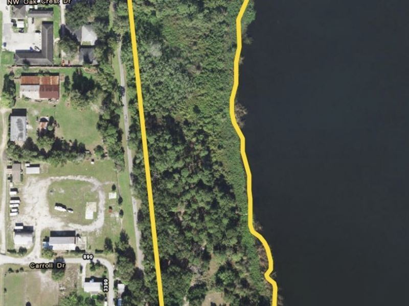 9 AC Lakefront on Chain of Lakes : Winter Haven : Polk County : Florida