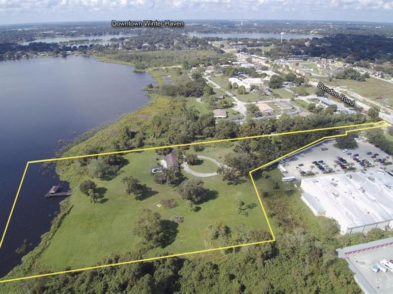 8.87 Acre Lakefront Mixed Use Dev : Winter Haven : Polk County : Florida
