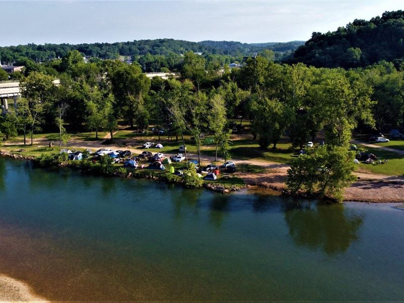 Riverfront Campground for Sale : Van Buren : Carter County : Missouri