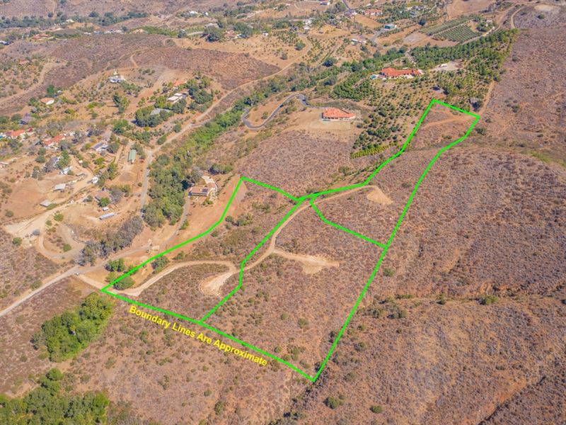 Margarita Glen View Sites : Fallbrook : San Diego County : California
