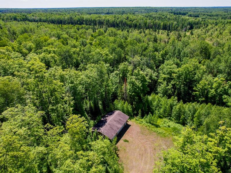Beautiful Acres with Heated Garage : Mercer : Iron County : Wisconsin