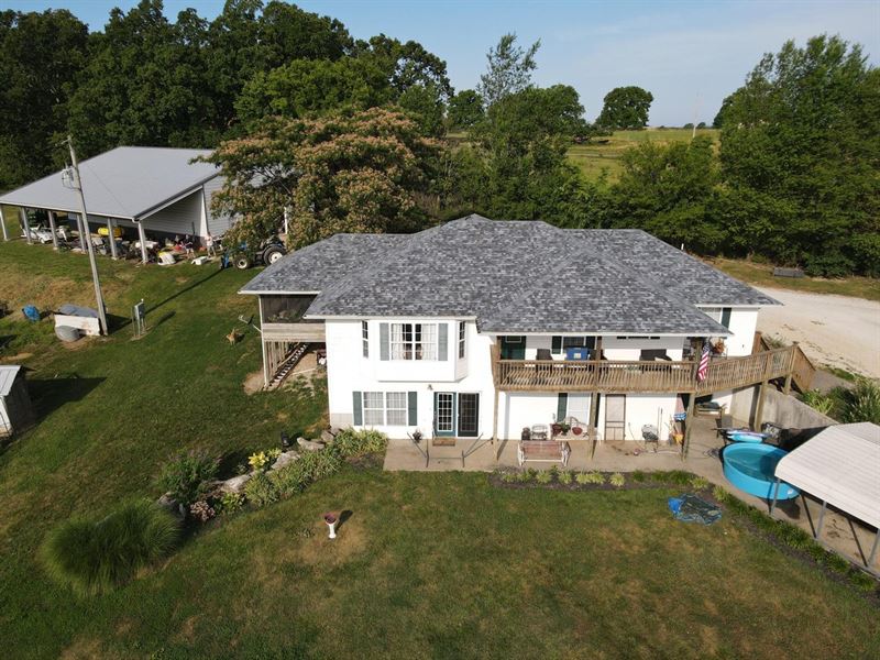Country Home on 7 Acres in Christia : Ozark : Christian County : Missouri