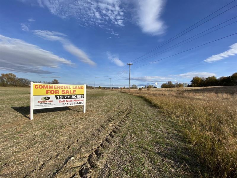 13.7 Commercial Acres with I-40 : Forrest City : Saint Francis County : Arkansas