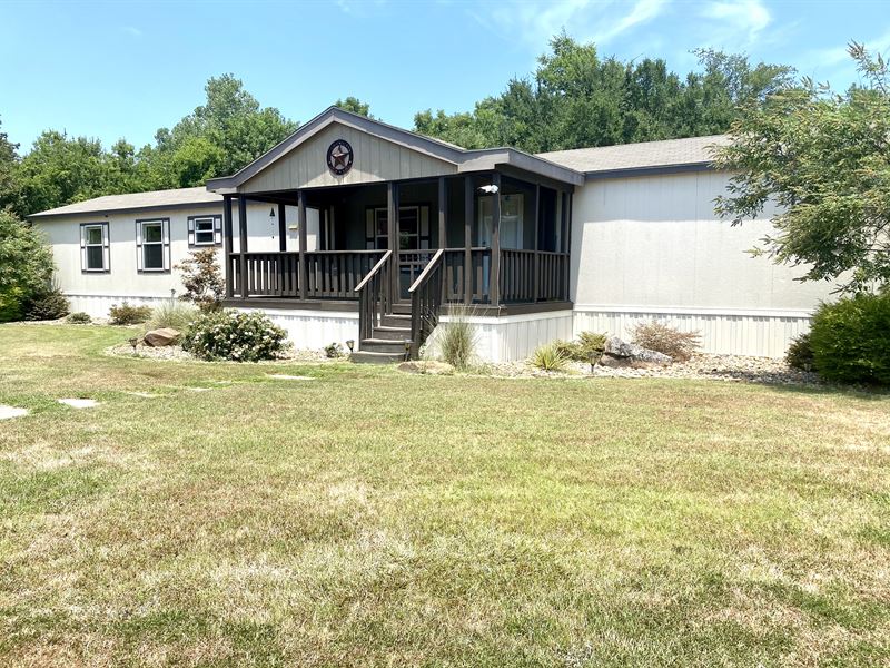 Home with Acreage, Arthur City, TX : Arthur City : Lamar County : Texas