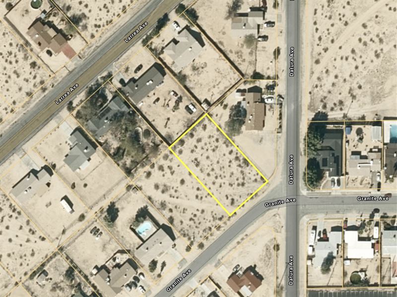 .41 Ac Lot in San Bernardino County : Twentynine Palms : San Bernardino County : California