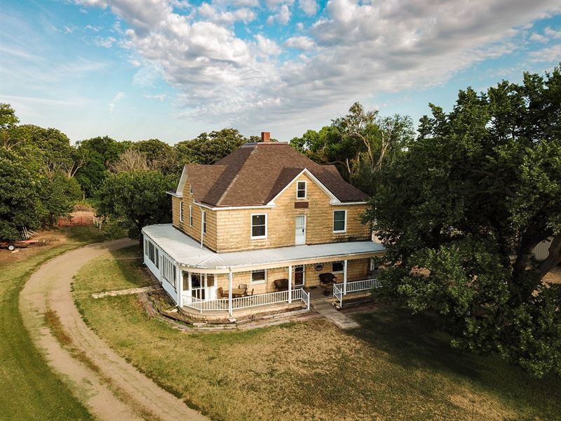 Sellen's Creek Homestead : Russell : Russell County : Kansas