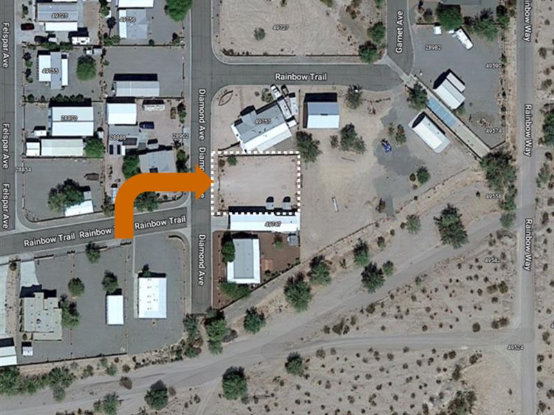 Quartzsite, AZ Rainbow Acres RV Lot : Quartzsite : La Paz County : Arizona